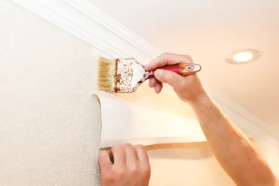 Pose de papier peint à Soye-en-Septaine — revêtements muraux et toiles de verre